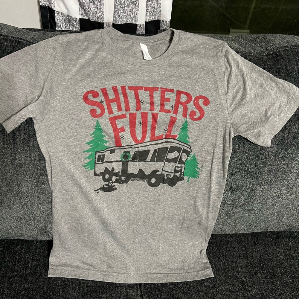 Size small, BNWOT, “sh*tters full” tee